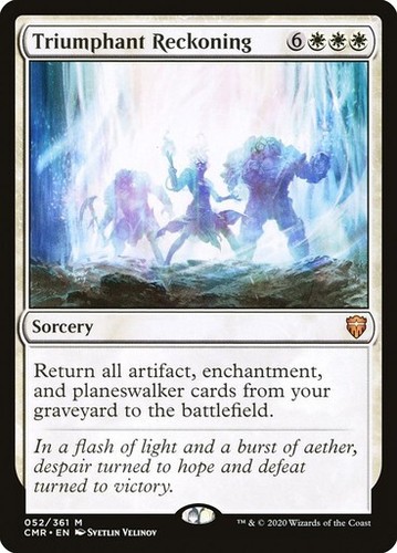 Triumphant Reckoning - 052/361 - Mythic - Commander Legends CMR MTG