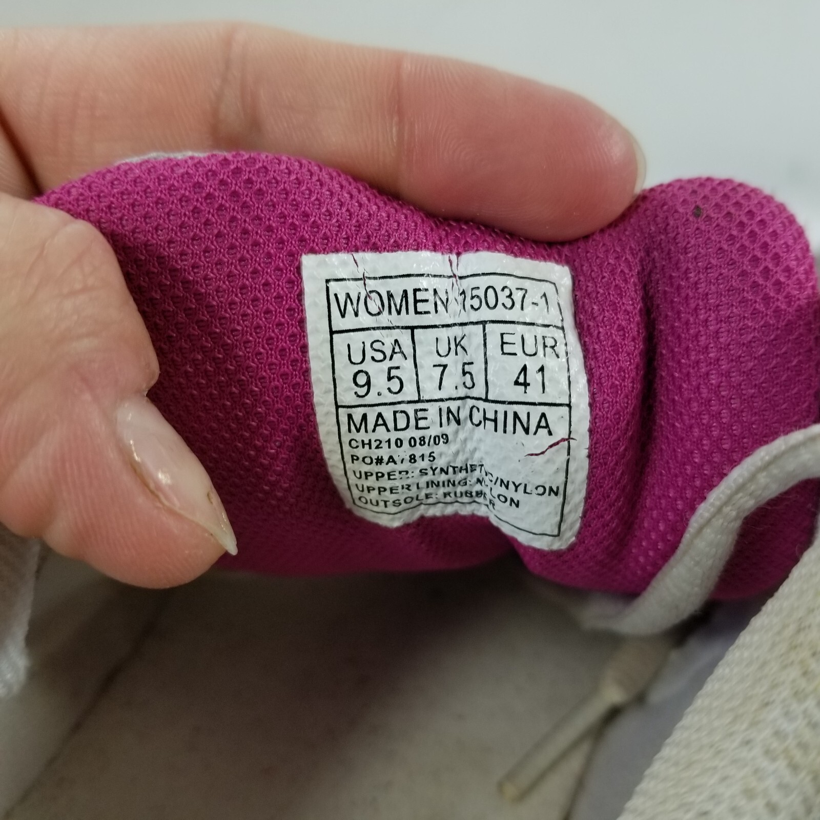 SAUCONY Women's Shoes Grid Pride Running Gray Silver Magenta Size 9.5 thumbnail 8