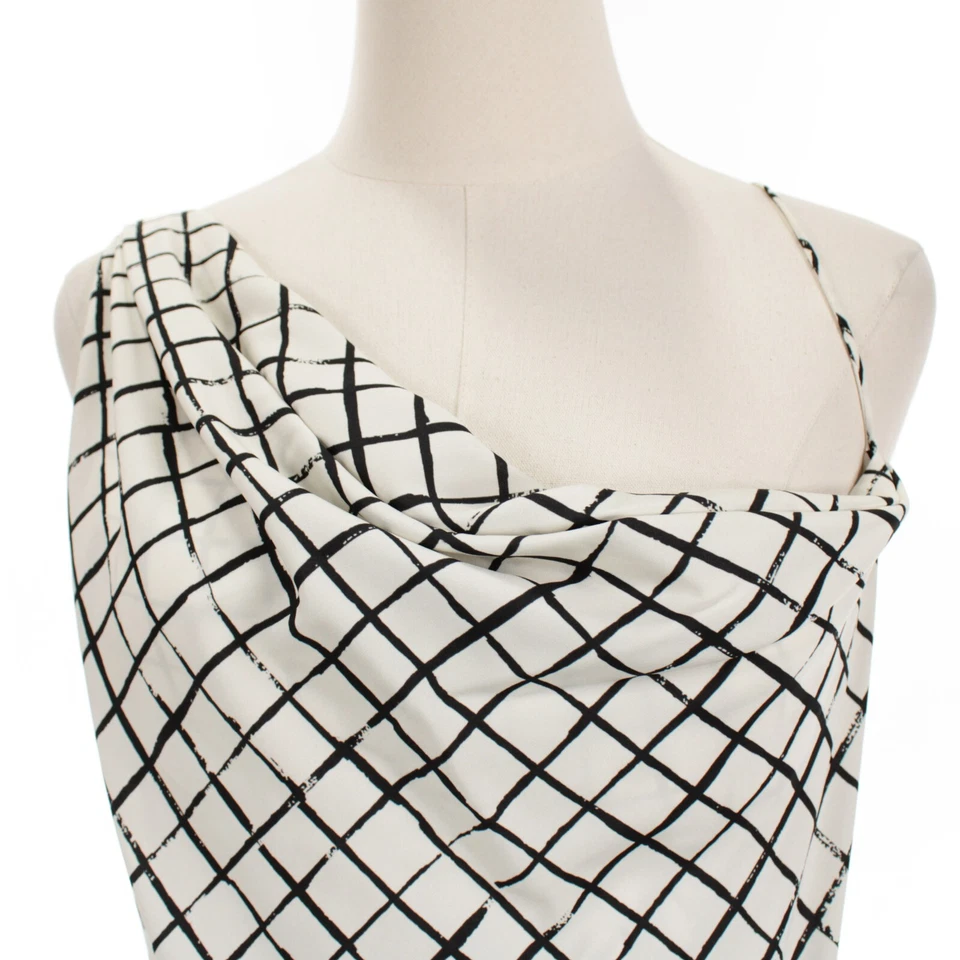 Top Dries Van Noten Nuevo con Etiquetas Capucha Cuello Talla 36 (US 4) en Marfil/Negro Foto 2 de 4