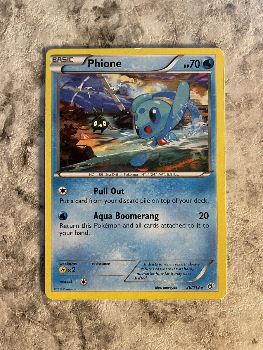  Pokemon - Phione (36/113) - Legendary Treasures : Toys