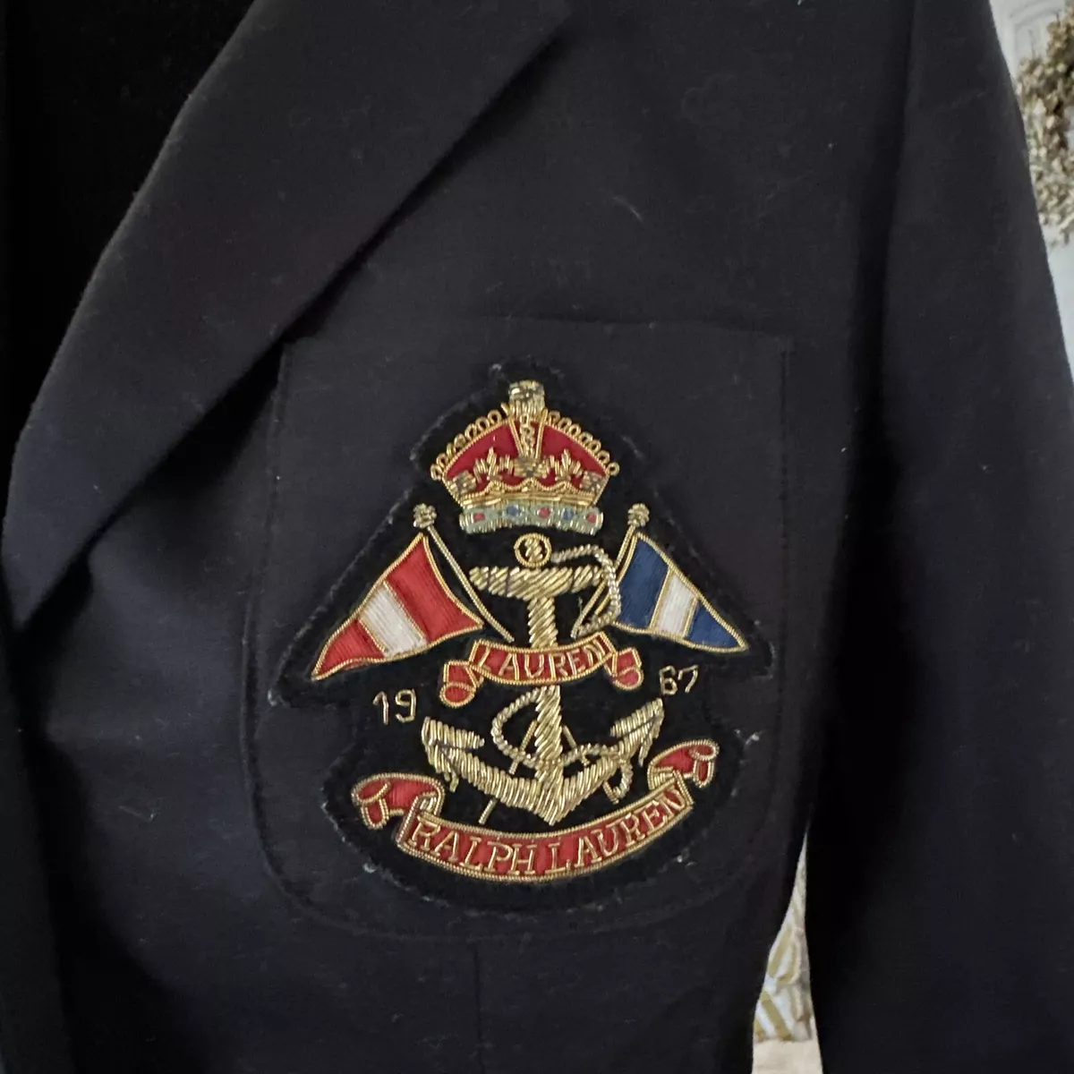 Polo shop crest blazer