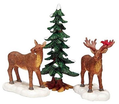  Village Collection Mr And Mrs Moose Set of 3 #32725 