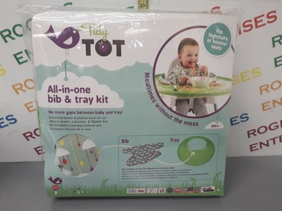 bib attaches to high chair
