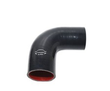 4-ply Reinforced 2-2.25 Id 90 Degree Elbow Silicone Hose Coupler Intake Black 4-ply Reinforced 2-2.25 Id 90 Degree Elbow Silicone Hose Coupler Intake Black