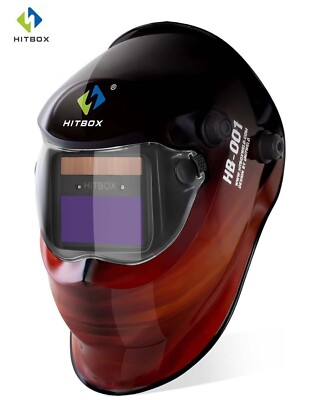 Großsicht Solar Schweißhel Automatisch Schweißmaske Schutzhelm TIG MIG Schweißen