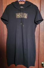 Calvin Klein Black Hoodie Dress - Size M - PREOWNED
