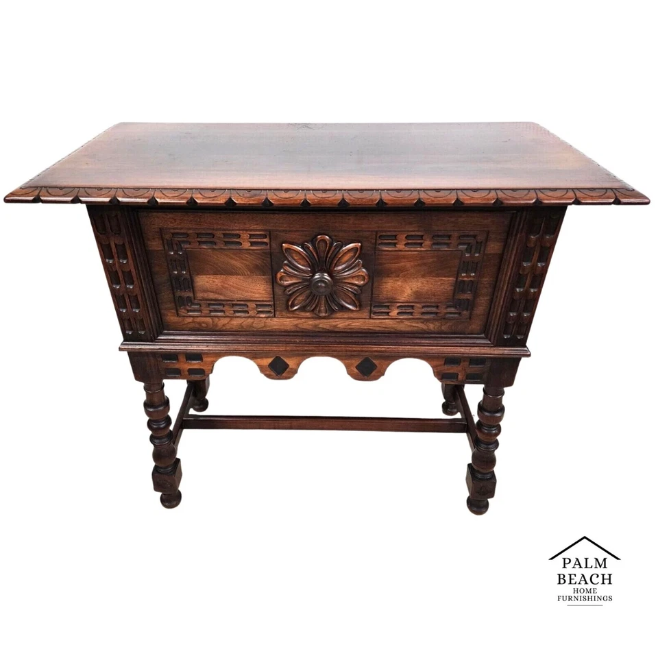 Consola antigua mesa buffet nogal de KITTINGER Foto 2 de 4