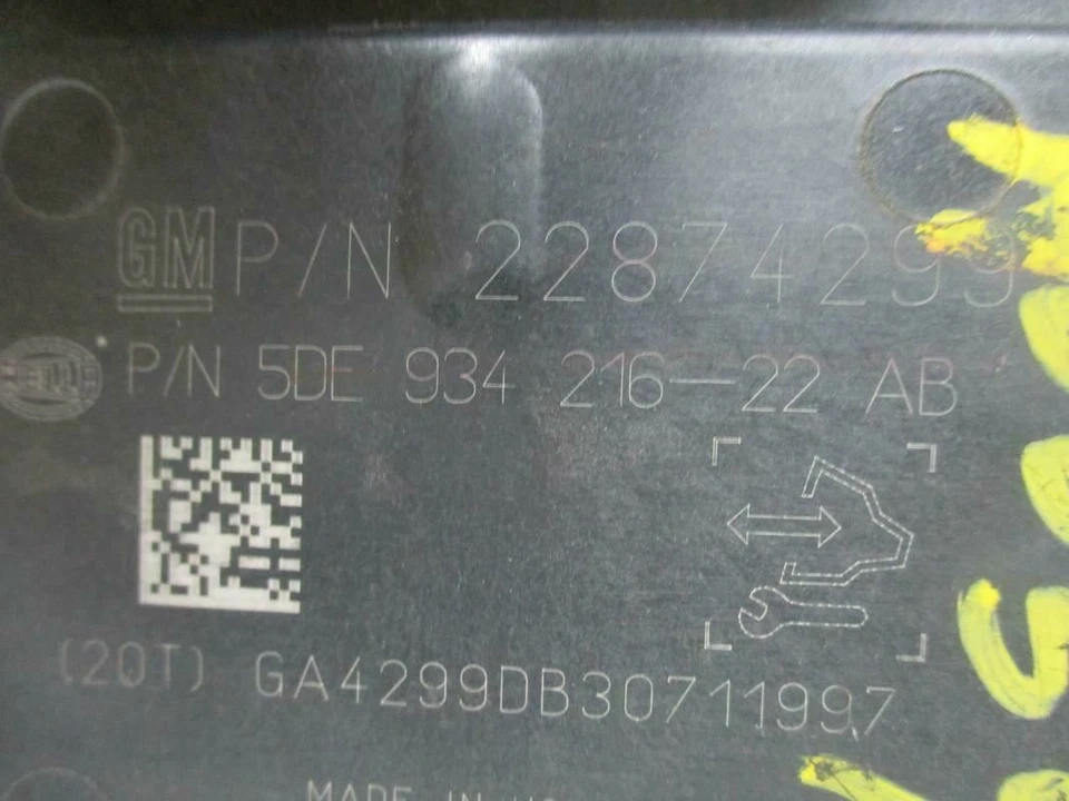 Módulo de airbag NY749-8 2007 SATURN Aura módulo de control informático probado Foto 3 de 3