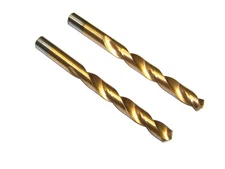 2 pcs 13/32" Titanium Coated Professional Twist Drill Bit HSS For Metal 