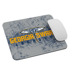 NLL Georgia Swarm Mouse Pad 9.5x7.75 in Lacrosse Desk Logo Mat Fan Gift
