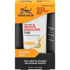 Tiger Balm Neck Shoulder Rub Fast Absorbing Cream for Aches and Discomfort 1....