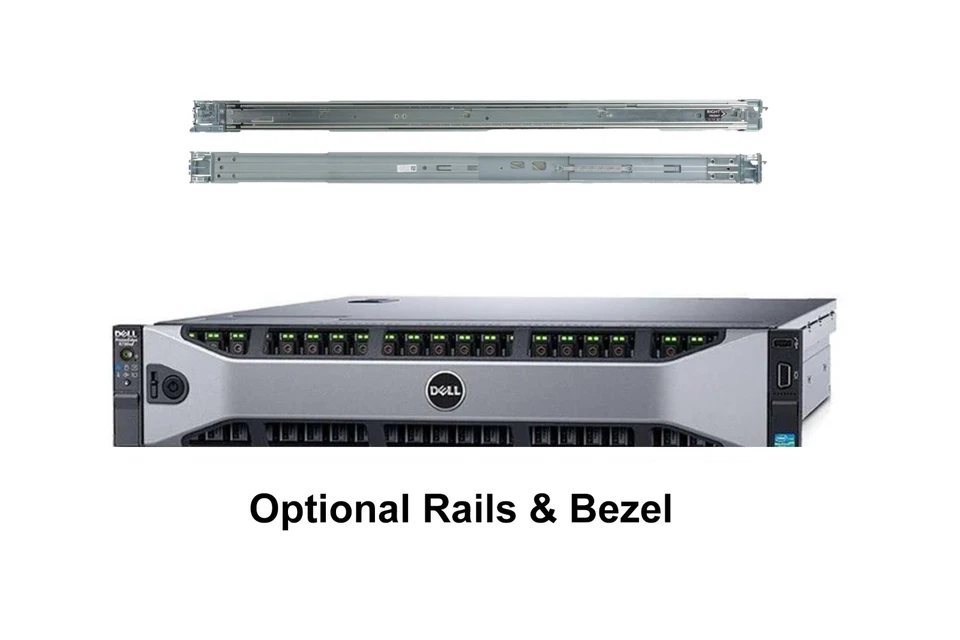 Dell PowerEdge R730XD Server 2x E5-2690 V4 = 28 Cores H730 32GB RAM 4x RJ45 - Image 3 of 4