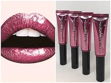 4-Pk L’Oreal Infallible Paints/Lips Metallic #332 GALACTIC FOIL Lip Color NEW