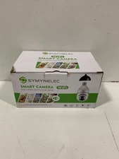 SYMYNELEC Light Bulb Smart Camera w/ WiFi Connection - WHITE