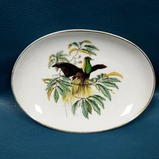 VTG Mottahedeh Design Portugal 6.5" Porcelain Dish Emperor of Germany's Bird of 