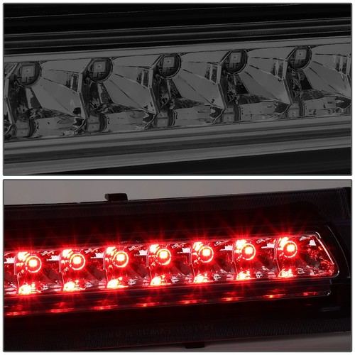 SMOKED REAR CENTER FULL LED 3RD TAIL BRAKE LIGHT FOR 1991-1996 CHEVY CORVETTE - Foto 3 di 5