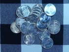 CB18: CANADA,BUroll of 20 each 1962 50 cents, 0.800 silver total weight 6.00  oz