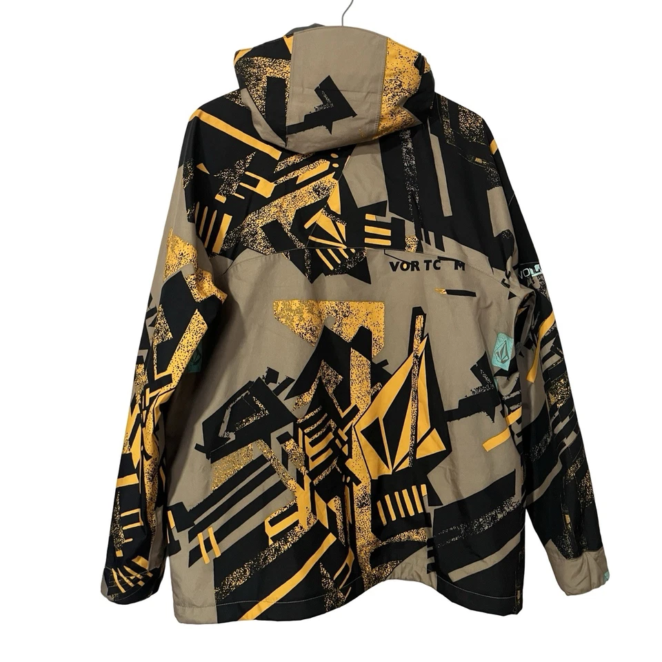 Volcom Mens Gennerman RECCO Snowboard GORE-TEX Jacket Size M Graphic Print - Image 2 of 4