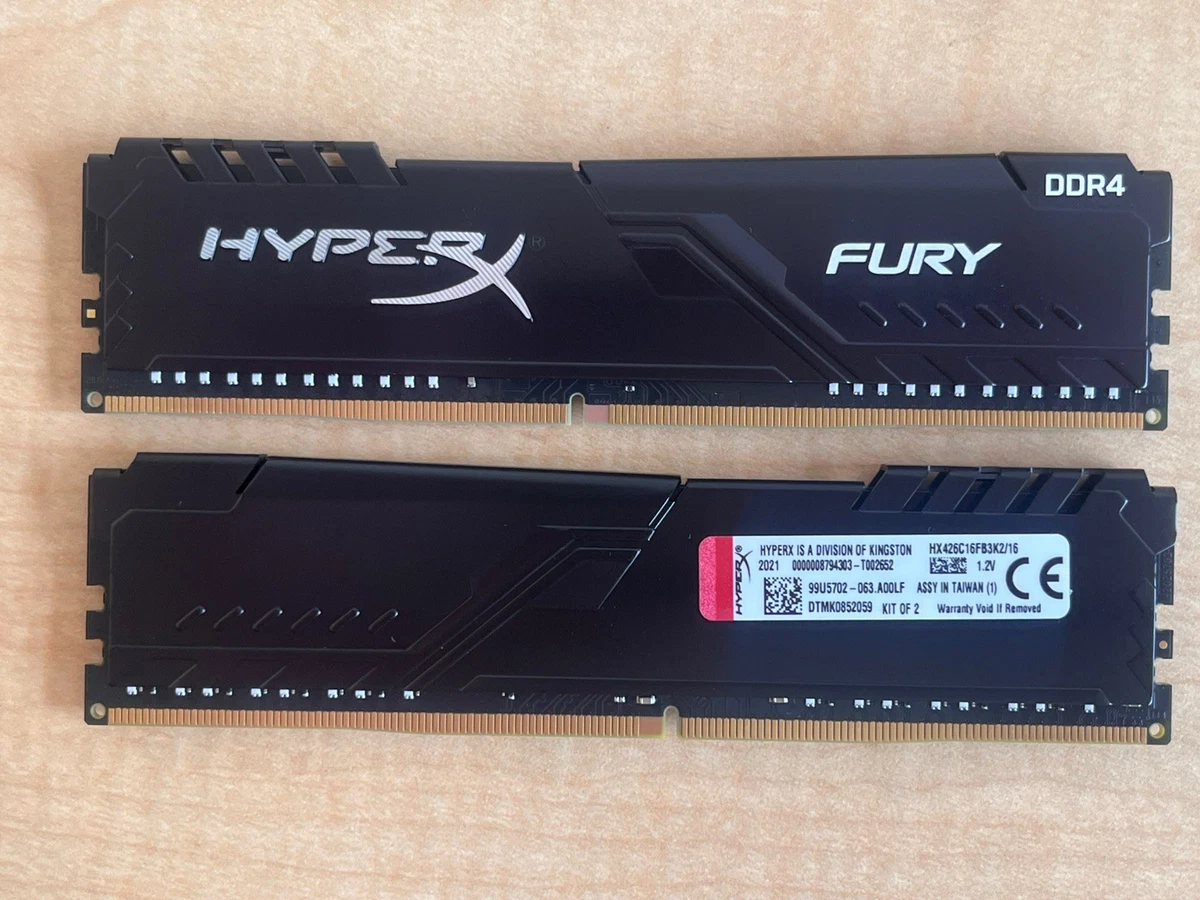 DDR4 SDRAM HyperX 8 GB Capacity per Module Memory (RAM) for sale