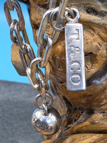 Bracciale Tiffany 1837 Charm Elementi Braccialetto Originale - Foto 7 di 12