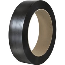 PARTNERS BRAND PS5825 Polyester Strapping, Smooth, 16" x 6" Core, 5/8" x 4400',