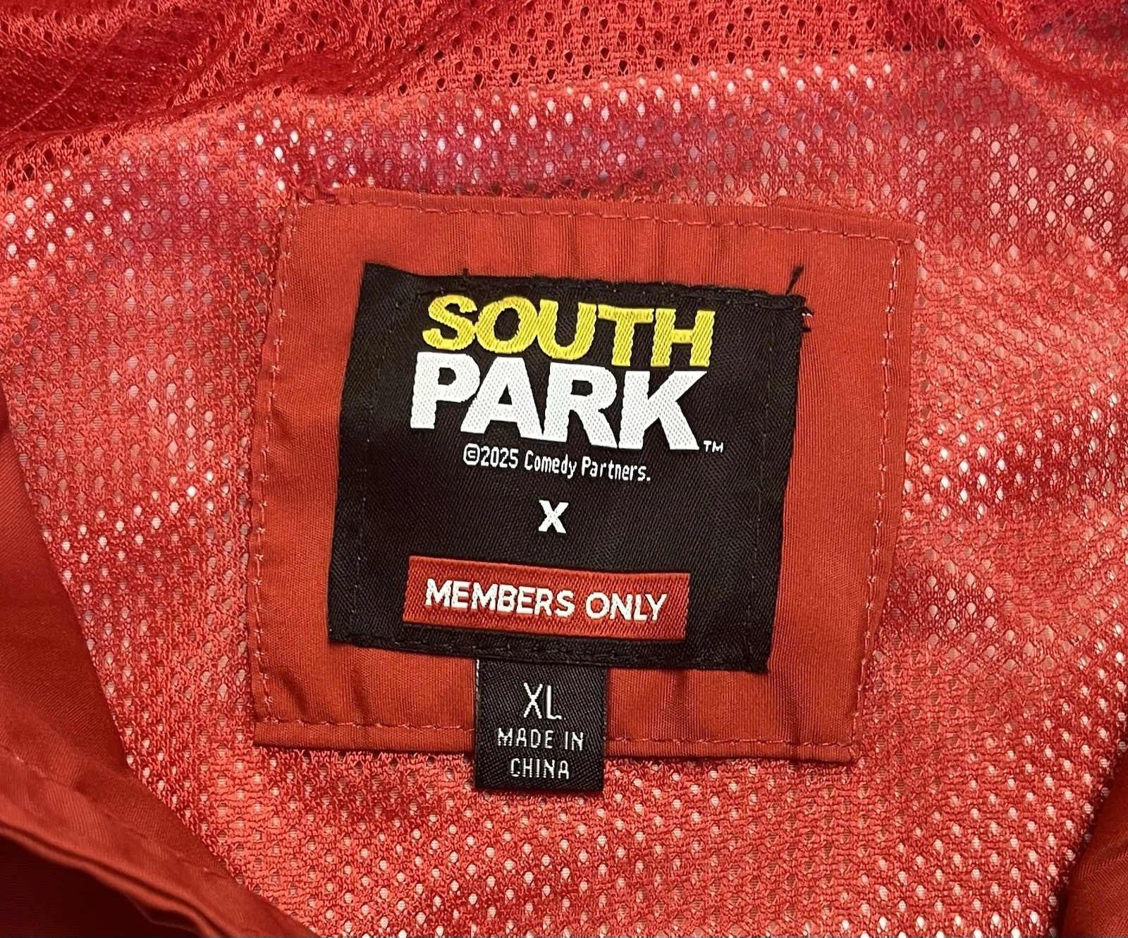 Members Only x South Park Graphic BRAND NEW Windbreaker Jacket Mens Large NWT XL image 12