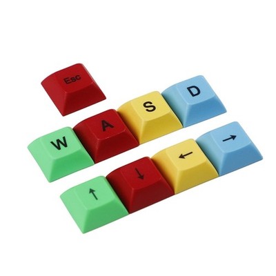 Keycaps Set Customized Keycap PBT Keycap WASD ESC Arrows Keycap Replacement
