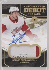 2018-19 Ultimate Collection Debut Threads 38/99 Dennis Cholowski Patch Auto 8ou