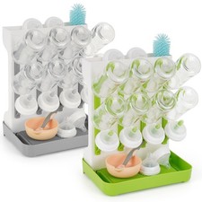 Baby Bottle Drying Rack, 2PCS Space Saving Baby Bottle Organizer for Countert...