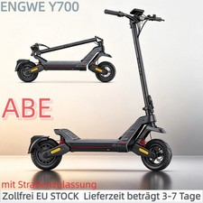 mit Straßenzulassung&ABE NFC ENGWE Y700 10"Elektroroller 18AH Klappbar …