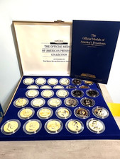 Official Medals Of America s Presidents Collection 42 Medals w/COA Case & Box