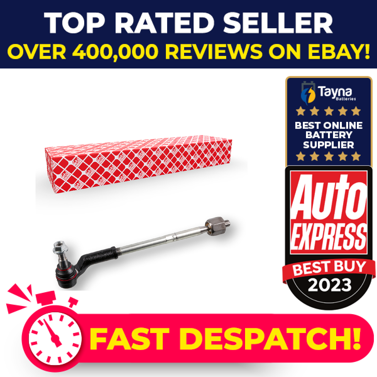 Steering Rod Assembly Left 179951 Febi 31302344 31302344S1 Quality Guaranteed