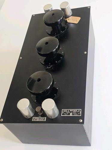 Leeds & Northrup Co. 1071 Capacitance Decade Box .001-1.11 µF 3 Decade