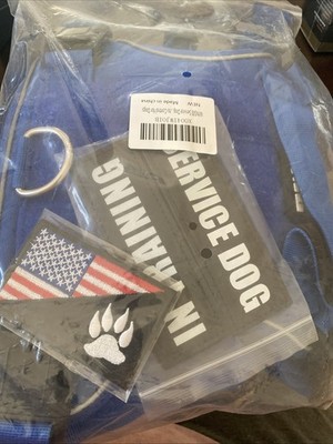 WINSEE Service Dog in Training Harness with 5 PCS Patches, Reflective Tactica