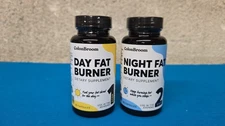 ColonBroom Day & Night Burner Supplements, Pills for Women/Men with Inulin, L-ca