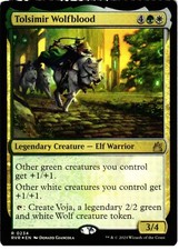 Tolsimir Wolfblood 234 R Ravnica remasterizado casi nuevo lámina Magic The Gathering