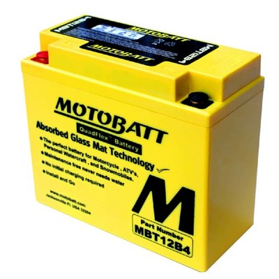 Batterie MOTOBATT YT12B einsatzbereit für Aprilia 200 Sportcity 2004-2007