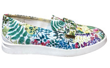 Franco Sarto Size 7.5 Womens L Calinda Slip-On Floral Loafers New Other