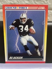1990 Score 330 Bo Jackson Ground Force Raiders