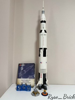 LEGO 21309 NASA Apollo Saturn V – w/ Instructions, No Box | eBay