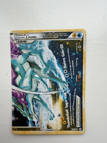 Raikou & Suicune Legend (Bottom) 93/95 Unleashed Holo