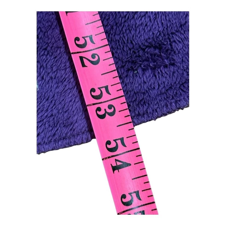 Bufanda The North Face Unisex Púrpura Suave Polar Invierno Cuello Calentador Logo Foto 4 de 4