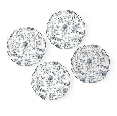 Blue Stallion X Invicta Rustica Salad Plates | BSF-SP-4SET-B | Beautiful!!!