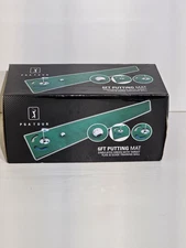 PGA Tour 6' Golf Practice Putting Mat With Training Ball & Flag - New In Box