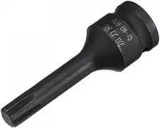 uxcell 8mm Impact Ribe Bit Socket, 3/8" Drive