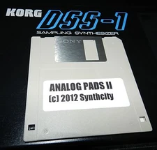 Analog Pad Patches Vol. II for Korg DSS-1 Sampler Pro! DSS1 