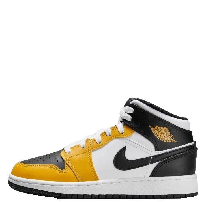 Jordan Leather Upper Black Shoes for Boys