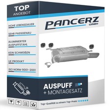 Endschalldämpfer für Suzuki Liana 1.3i 1.6i Stufenheck / Liftback 01-08