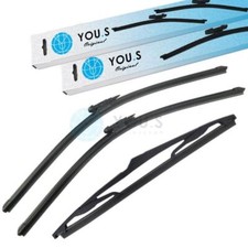 YOU.S Original SCHEIBENWISCHER SET VORNE + HINTEN für CADILLAC / SAAB - NEU