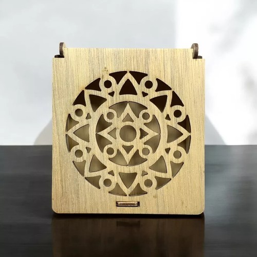 Handmade Decorative Wooden Box - Jewelry Organizer with Carved Floral Pattern - Picture 11 of 12